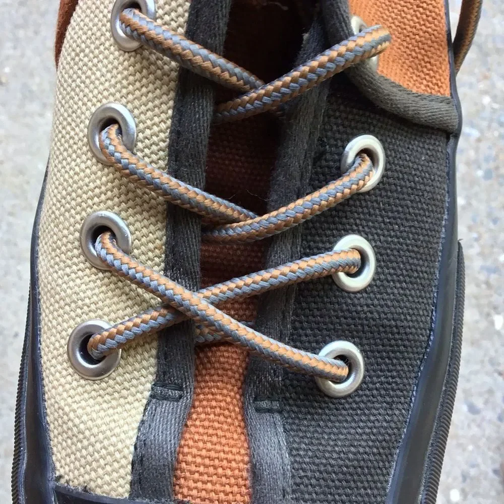 RARE CamperLab Mallorca 1975 Brown and Orange Twins Hi Sneakers